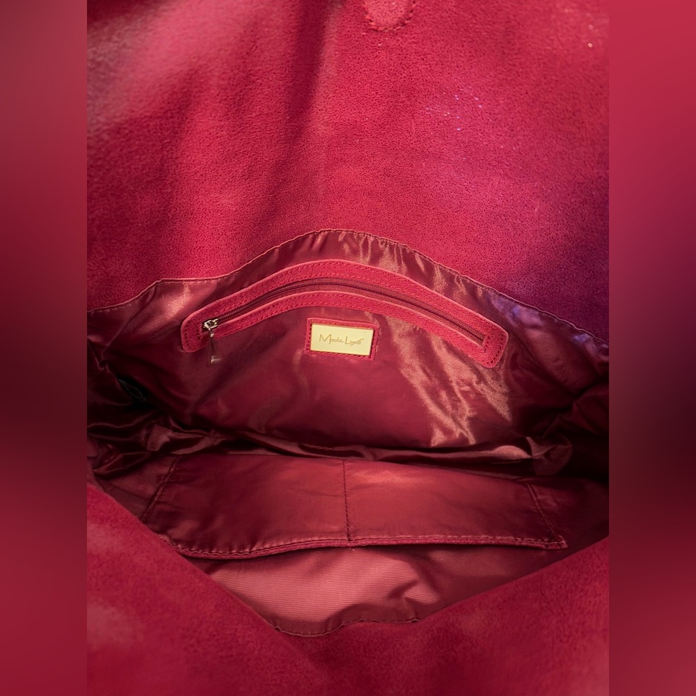Moda Luxe Red Glittery Purse - Picture 3 of 5